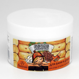 Мыло для бани и душа, для ухода за телом и волосами натуральное таежное "Белое" 450 мл Мыло для бани и душа, для ухода за телом и волосами натуральное таежное "Белое" 450 мл