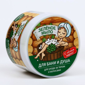 Мыло для бани и душа, для ухода за телом и волосами натуральное таежное "Зеленое" 450 мл Мыло для бани и душа, для ухода за телом и волосами натуральное таежное "Зеленое" 450 мл