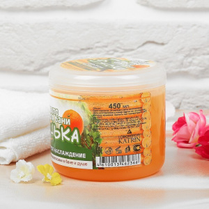 Мыло густое для бани Апельсиновое наслаждение, 450 мл Мыло густое для бани Апельсиновое наслаждение, 450 мл