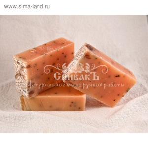 Мыло-скраб ручной работы СпивакЪ "Лемонграсс", 100 г Мыло-скраб ручной работы СпивакЪ "Лемонграсс", 100 г