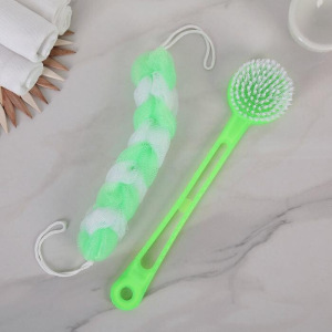 Набор банный, 2 предмета: мочалка, щётка банная, цвет МИКС Набор банный, 2 предмета: мочалка, щётка банная, цвет МИКС