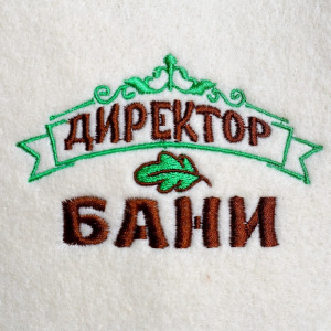 Набор банный 3 предмета "Директор бани", белый, в плёнке Набор банный 3 предмета "Директор бани", белый, в плёнке