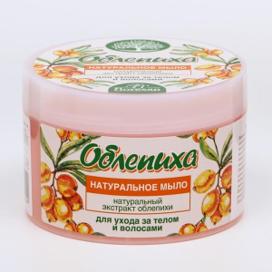Натуральное мыло для ухода за телом и волосами "Облепиха", 450 г Натуральное мыло для ухода за телом и волосами "Облепиха", 450 г