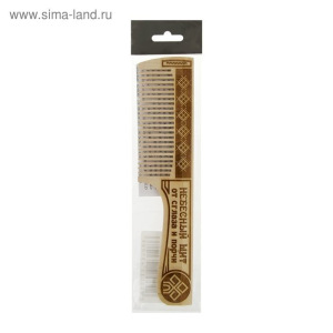 Обережная расчёска "Небесный щит", 19х4,5 см Обережная расчёска "Небесный щит", 19х4,5 см