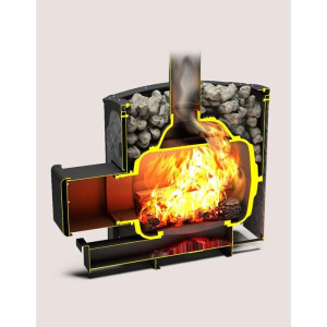 Печь банная «Теплодар Былина 18», чугунная, 1.1 Печь банная «Теплодар Былина 18», чугунная, 1.1