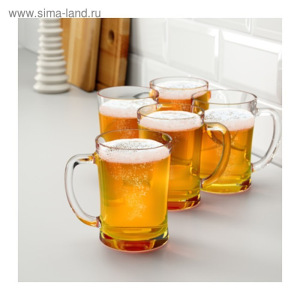 Пивная кружка МЬЁД, прозрачное стекло Пивная кружка МЬЁД, прозрачное стекло