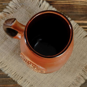 Пивной бокал "Настоящему мужчине", цвет коричневый, 0.6 л Пивной бокал "Настоящему мужчине", цвет коричневый, 0.6 л