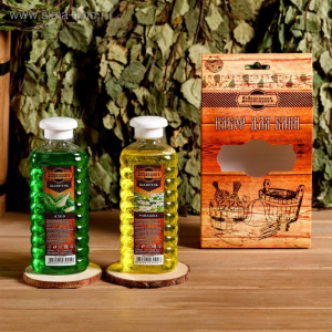 Подарочный набор "Добропаровъ": шампуни "Алоэ" и "Ромашка" Подарочный набор "Добропаровъ": шампуни "Алоэ" и "Ромашка"