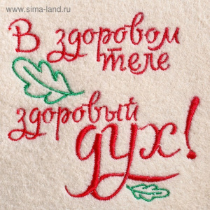 Подарочный набор "Добропаровъ": шапка "В здоровом теле" и шампунь Подарочный набор "Добропаровъ": шапка "В здоровом теле" и шампунь