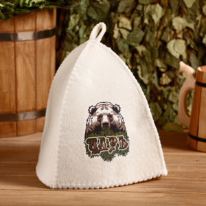 Подарочный набор "Добропаровъ, с 23 февраля": шапка "Царь (медведь)" и мыло натуральное Подарочный набор "Добропаровъ, с 23 февраля": шапка "Царь (медведь)" и мыло натуральное