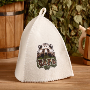 Подарочный набор "Добропаровъ, с 23 февраля": шапка "Царь (медведь)" и шампунь Подарочный набор "Добропаровъ, с 23 февраля": шапка "Царь (медведь)" и шампунь