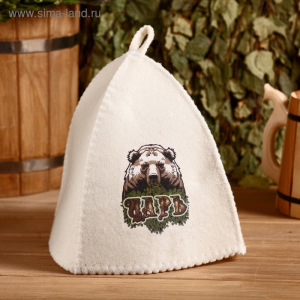 Подарочный набор "Добропаровъ, с 23 февраля": шапка "Царь (медведь)" и шампунь Подарочный набор "Добропаровъ, с 23 февраля": шапка "Царь (медведь)" и шампунь