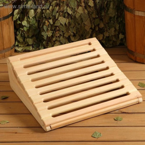 Подголовник из кедра, 40х40х15 см Подголовник из кедра, 40х40х15 см