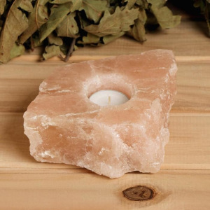 Подсвечник-испаритель из соли, 1,150 кг, микс Подсвечник-испаритель из соли, 1,150 кг, микс