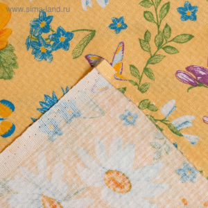 Полотенце для бани "Русское поле" 80х 150 см, хлопок вафельное полотно Полотенце для бани "Русское поле" 80х 150 см, хлопок вафельное полотно