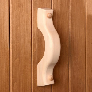 Ручка «Мостик» с заглушками, осина Ручка «Мостик» с заглушками, осина