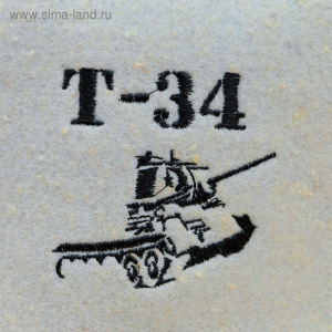 Шапка для бани "Т-34", войлок, белая Шапка для бани "Т-34", войлок, белая