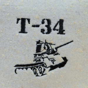 Шапка для бани "Т-34", войлок, белая Шапка для бани "Т-34", войлок, белая