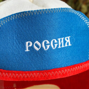 Шапка для парной "РОССИЯ" Шапка для парной "РОССИЯ"