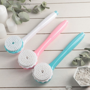 Щётка массажная-насадка для душа, цвет МИКС Щётка массажная-насадка для душа, цвет МИКС