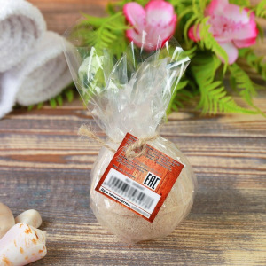 Шипучая бомбочка из гималайской соли "Добропаровъ" с эфирным маслом кедра, 140гр Шипучая бомбочка из гималайской соли "Добропаровъ" с эфирным маслом кедра, 140гр