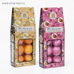 Соль шипучая для ванн Spa by Lara Ассорти ароматизированная, 240 г (40 г*6 шт.) МИКС Соль шипучая для ванн Spa by Lara Ассорти ароматизированная, 240 г (40 г*6 шт.) МИКС