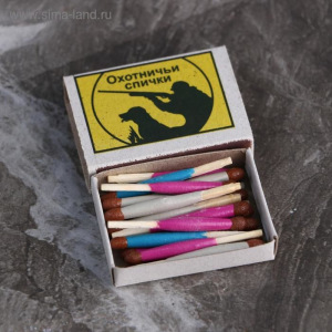 Спички охотничьи наполнением 20шт. ФЭСКО Спички охотничьи наполнением 20шт. ФЭСКО