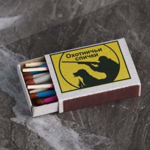 Спички охотничьи наполнением 20шт. ФЭСКО Спички охотничьи наполнением 20шт. ФЭСКО