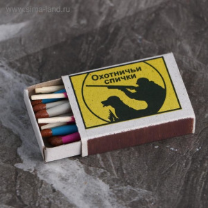 Спички охотничьи наполнением 20шт. ФЭСКО Спички охотничьи наполнением 20шт. ФЭСКО