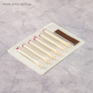 Спички охотничьи в блистере наполнением 6шт Спички охотничьи в блистере наполнением 6шт