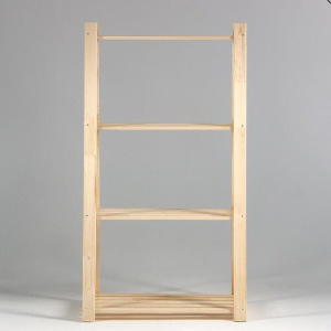 Стеллаж деревянный усиленный "Горка" 150х84х48см, 4 полки Стеллаж деревянный усиленный "Горка" 150х84х48см, 4 полки