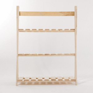 Стеллаж деревянный усиленный "Горка", 3 полки 111х88х32 см Стеллаж деревянный усиленный "Горка", 3 полки 111х88х32 см