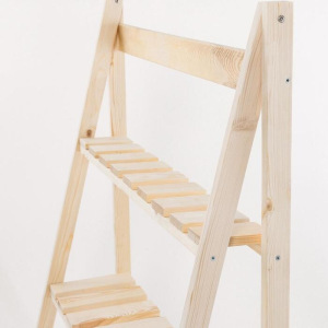 Стеллаж деревянный усиленный "Горка", 3 полки 111х88х32 см Стеллаж деревянный усиленный "Горка", 3 полки 111х88х32 см