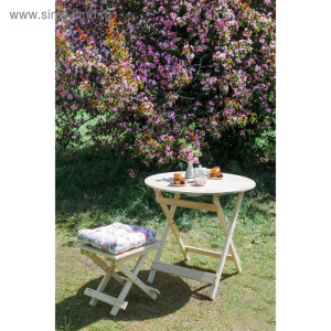 Стол складной, 80×80×75см, из липы, круглый Стол складной, 80×80×75см, из липы, круглый