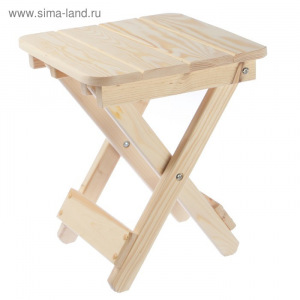 Табурет складной, 36×36×47см, из хвои, "Добропаровъ" Табурет складной, 36×36×47см, из хвои, "Добропаровъ"