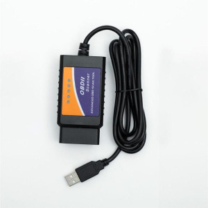 Адаптер для диагностики авто OBD II, USB, провод 140 см, версия 1.5 Адаптер для диагностики авто OBD II, USB, провод 140 см, версия 1.5
