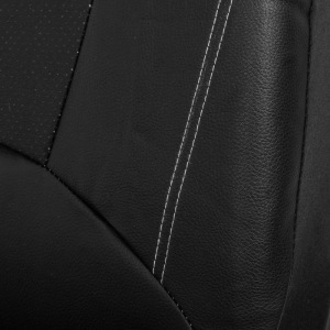 Авточехлы Cartage универсальные, 9 предметов, кожа PU, черный Авточехлы Cartage универсальные, 9 предметов, кожа PU, черный