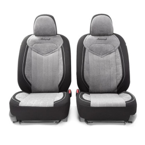 Авточехлы SIGNATURE, материал велюр, 5 мм поролон, 3D крой, 15 предметов, 5 подголовников, 2 кармана, 4 молнии, 4 торцев Авточехлы SIGNATURE, материал велюр, 5 мм поролон, 3D крой, 15 предметов, 5 подголовников, 2 кармана, 4 молнии, 4 торцев