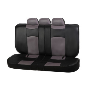 Авточехлы TORSO Premium универсальные, 9 предметов, кож.зам, чёрно-серый Авточехлы TORSO Premium универсальные, 9 предметов, кож.зам, чёрно-серый