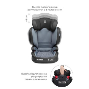 Автокресло BH2311 MASTER isofix SPS, группа 2-3 (15-36 кг), чёрный Автокресло BH2311 MASTER isofix SPS, группа 2-3 (15-36 кг), чёрный