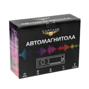 Автомагнитола CARTAGE, Bluetooth, USB, MP3, AUX, MicroSD, 100 Вт, LT-8 Автомагнитола CARTAGE, Bluetooth, USB, MP3, AUX, MicroSD, 100 Вт, LT-8