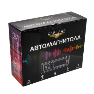 Автомагнитола CARTAGE, LED дисплей, USB, MP3, AUX, MicroSD, 30 Вт, LT-6 Автомагнитола CARTAGE, LED дисплей, USB, MP3, AUX, MicroSD, 30 Вт, LT-6