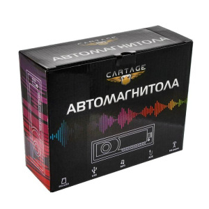 Автомагнитола CARTAGE, USB, MP3, AUX, MicroSD, 60 Вт, LT-1 Автомагнитола CARTAGE, USB, MP3, AUX, MicroSD, 60 Вт, LT-1