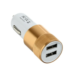 Автомобильное зарядное устройство, 2 USB, 2.1 А/1 А, МИКС Автомобильное зарядное устройство, 2 USB, 2.1 А/1 А, МИКС