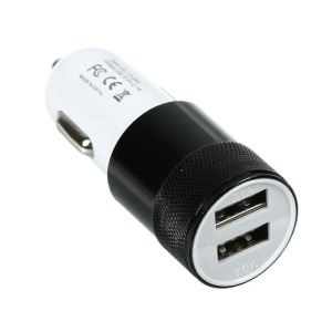 Автомобильное зарядное устройство, 2 USB, 2.1 А/1 А, МИКС Автомобильное зарядное устройство, 2 USB, 2.1 А/1 А, МИКС