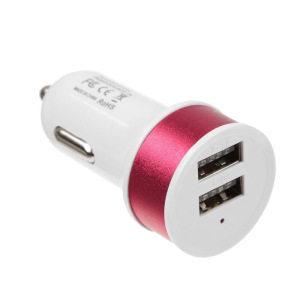 Автомобильное зарядное устройство, 2 USB, 2.1 А/1 А, МИКС Автомобильное зарядное устройство, 2 USB, 2.1 А/1 А, МИКС