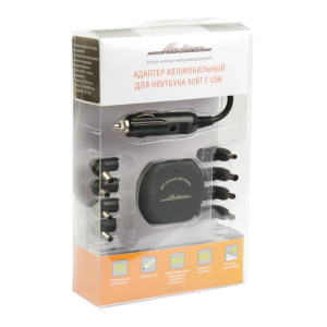 Автомобильное зарядное устройство для ноутбука универсальный 90Вт с USB Airline ACH-NC-03 Автомобильное зарядное устройство для ноутбука универсальный 90Вт с USB Airline ACH-NC-03