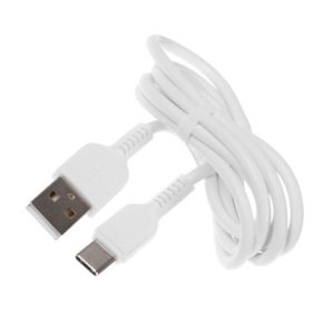 Автомобильное зарядное устройство Hoco Z27 QC3.0, 2хUSB, 2.4 А, кабель Type-C, 1 м, белое Автомобильное зарядное устройство Hoco Z27 QC3.0, 2хUSB, 2.4 А, кабель Type-C, 1 м, белое