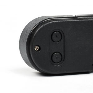 Часы-термометр автомобильные с подсветкой, черный Часы-термометр автомобильные с подсветкой, черный