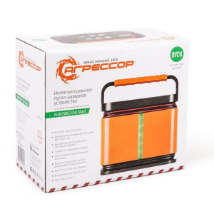 Цифровое пуско-зарядное устройство "Агрессор" AGR/SBC-150 Start, 9 фаз зарядки, ток 2/6/10/15А, 12V/15А розетка, 5V/1A U Цифровое пуско-зарядное устройство "Агрессор" AGR/SBC-150 Start, 9 фаз зарядки, ток 2/6/10/15А, 12V/15А розетка, 5V/1A U